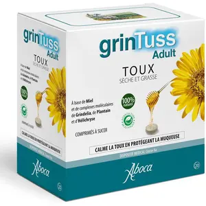 Comparateur de prix : Aboca Grintuss Adult 20 Comprimés