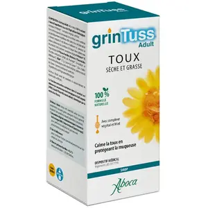Comparateur de prix : Aboca Grintuss Sirop Adulte 180 Grammes