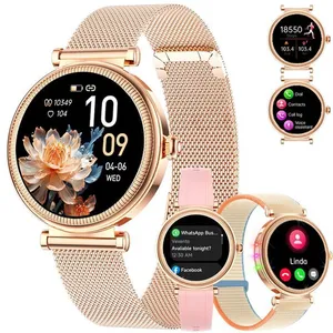 WENZYLIQUOX Montre Connectée Femme Appels Bluetooth, 1.27'AMOLED Smart... pas cher