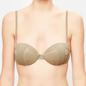 La Perla - Haut de maillot Dunes taupe T.40/B pas cher