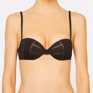 La Perla - Haut de Maillot Dunes noir T.44/B pas cher