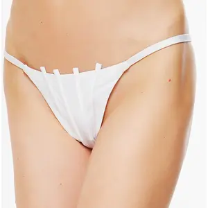 La Perla - Bas de maillot de bain Graphique Couture blanc 44 pas cher