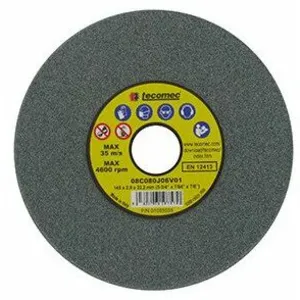 Tecomec K00204033 Meule Ø 145 pour affûteuse, Gris pas cher