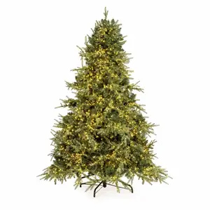 Bizzotto Sapin de noël 240 cm, 4711 branches, 7800 led, ø 175 cm pas cher