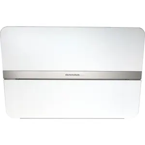 FALMEC hotte murale FLIPPER (Blanc satiné 85 cm - acier et verre) pas cher