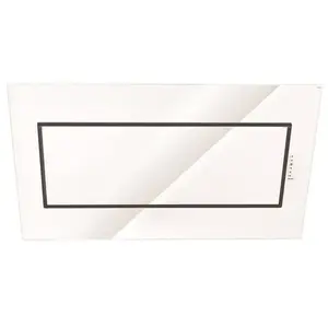 FALMEC hotte murale QUASAR (Blanc 120 cm - Acier Inox / Verre) pas cher