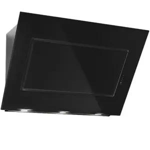 FALMEC hotte murale QUASAR (Noir 80 cm - Acier Inox / Verre) pas cher