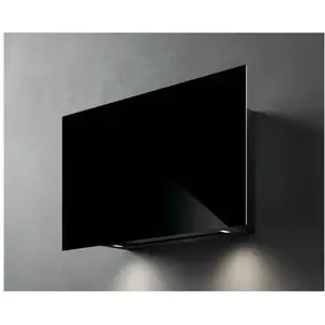 Hotte décorative murale - FALMEC - COVER1420 - Verre noir - 600 m3/h - 4 vitesses pas cher