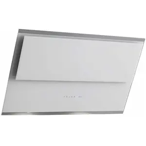 Comparateur de prix : FALMEC FALMEC hotte murale VERSO (Blanc 85 cm - Verre)