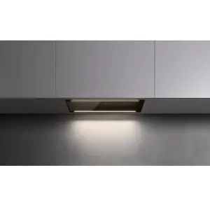 FALMEC hotte encastrable placard PARALLEL (Noir - Verre et acier) pas cher