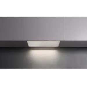 FALMEC hotte encastrable placard PARALLEL (Blanc - Verre et acier) pas cher
