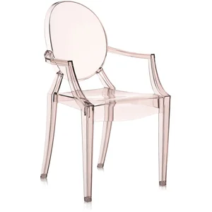 Kartell Louis Ghost, Chaise, Lot de 2, Orange pas cher