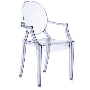 Comparateur de prix : Kartell Louis Ghost, Chaise, Lot de 2, Bleu Ciel