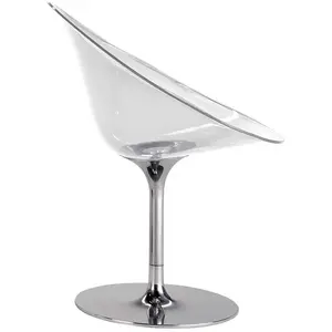 Chaise pivotante Ero/S/ - transparent Kartell pas cher