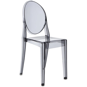 Kartell Victoria Ghost, Chaise, Fumè, Lot de 2