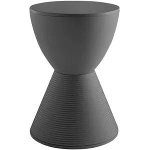 Kartell - Tabouret - Gris - Polypropylène - Designer Philippe Starck pas cher