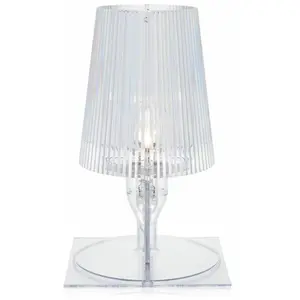 Comparateur de prix : TAKE-Lampe à poser H30cm Transparent Kartell | designé par Ferruccio Laviani