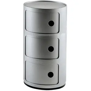 Comparateur de prix : Meuble de rangement - KARTELL - Componibili - 3 tiroirs - Bleu