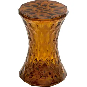 Kartell - Tabouret - Marron - Polycarbonate - Designer Marcel Wanders pas cher