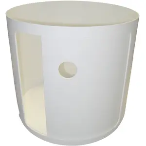 Kartell Componibile, élément rond, 42 x 42 x 38,5 cm, blanc pas cher