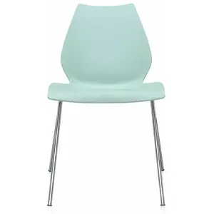 Chaise Maui - bleu clair - chrome Kartell