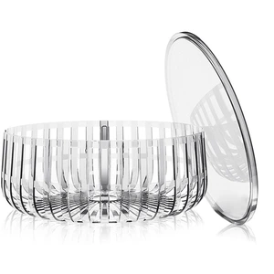 Comparateur de prix : Table basse Panier - Verre clair Kartell