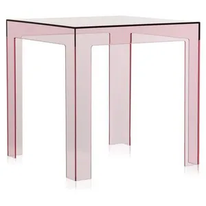 Kartell Table Basse Jolly (Rose - Polycarbonate Transparent) pas cher