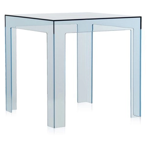 KARTELL table basse JOLLY (Bleu - Polycarbonate transparent)