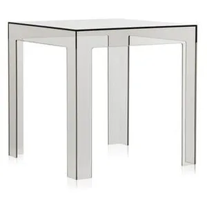 KARTELL table basse JOLLY (Fumé Clair - Polycarbonate transparent) pas cher