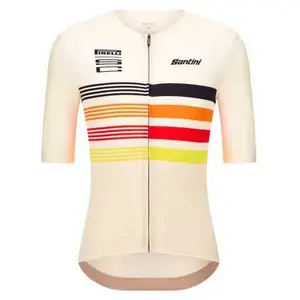 Comparateur de prix : Santini Maillot à Manches Courtes Pirelli Tape M