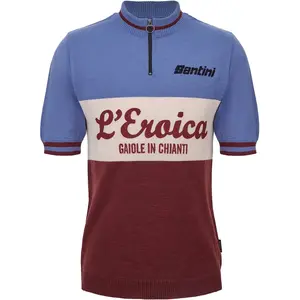 Santini Maillot à Manches Courtes Eroica 28° Gaiole S pas cher