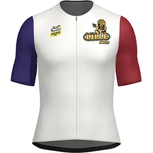 Santini Maillot à Manches Courtes Tdf Grand Depart Lille 2025 L pas cher