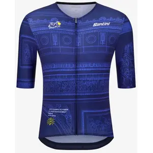 Santini Maillot à Manches Courtes Tdf Arrivée Arc De Triomphe 2025 L pas cher