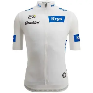 Comparateur de prix : Santini Maillot manches courtes TOUR DE FRANCE Maillot blanc 2025