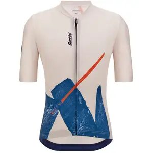 Santini Maillot à Manches Courtes Note pas cher