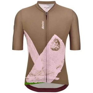 Santini Maillot à Manches Courtes Note pas cher
