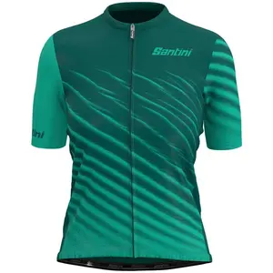 Comparateur de prix : Maillot Santini Astro manches courtes vert femme - XL