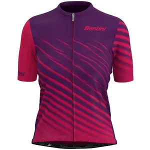 Santini - Women's Astro Jersey - Maillot de cyclisme taille XL, violet pas cher