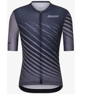 Santini - Astro Jersey - Maillot de cyclisme taille 3XL, noir pas cher