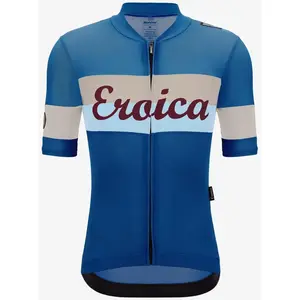 Santini Maillot à Manches Courtes Eroica Quiete XS pas cher