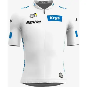 Comparateur de prix : Santini Maillot manches courtes TOUR DE FRANCE Race Maillot blanc 2024
