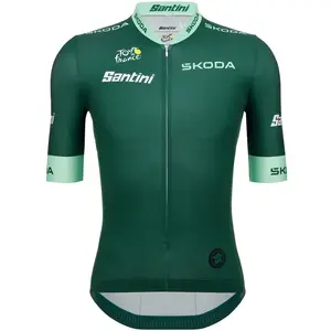 Comparateur de prix : Santini Maillot manches courtes TOUR DE FRANCE Race Maillot vert 2024
