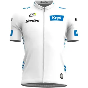 Santini Maillot à Manches Courtes Tour De France Fan Line Best Young Rider pas cher
