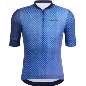 Maillot Santini Paws Form manche courte bleu marine - Coupe Slim - XXL