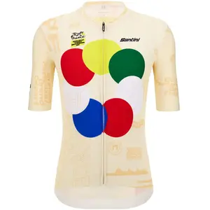 Santini Maillot manches courtes TOUR DE FRANCE Grand Départ Florence 2... pas cher