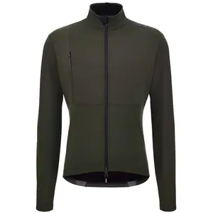 Comparateur de prix : Santini - Vega+ Winter Jacket - Veste de cyclisme taille M, vert olive