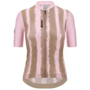 Santini Maillot manches courtes femme Bambu pas cher
