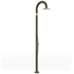 Arkema - Douche extérieure FUNNY YIN T305 - eau froide et chaude - Gris colombe pas cher
