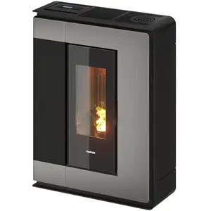 Freepoint - Poêle à granulés étanche Arco 9 Titanium - 9 kW pas cher