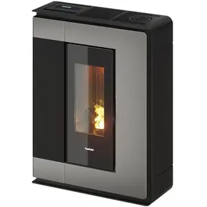 FreePoint Poêle à granulés étanche Arco 9 Bi-Flux Titanium - 9 kW pas cher